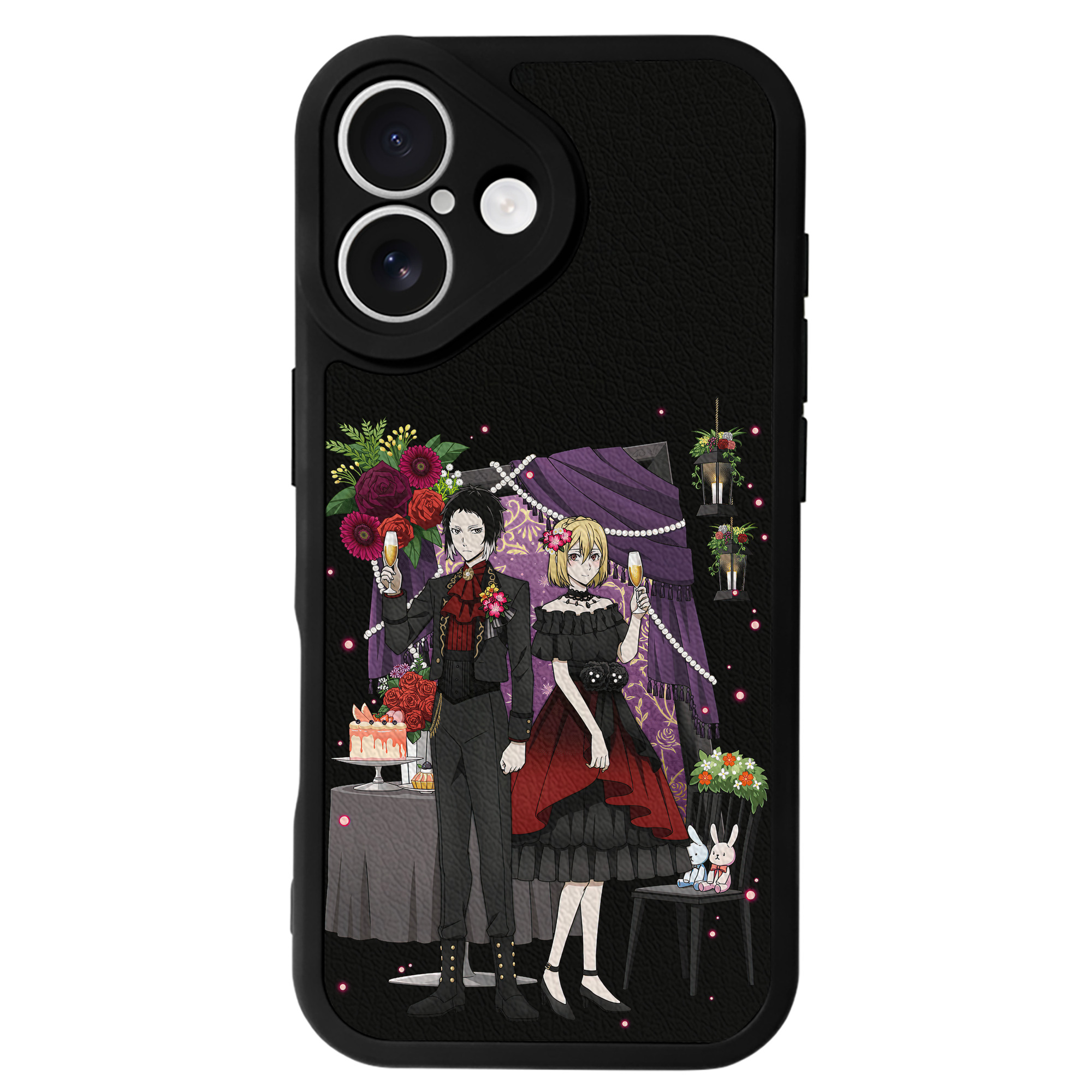 （画像用） 文豪ストレイドッグス Bungo Stray Dogs 【iPhone 16シリーズ対応】シリコンスマホケース（レザー調） 材質：シリコン